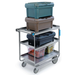Lakeside 722 Heavy-Duty 32" x 19" 3-Shelf Utility Cart