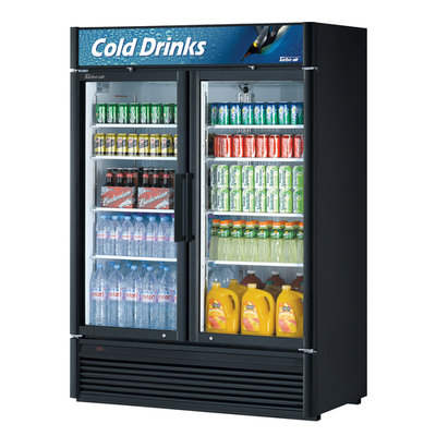 Turbo Air TGM-47SD-N 2-Glass Swing Door Merchandiser Refrigerato