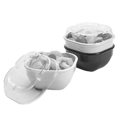 Cambro Clear Lids for Square 9.4 oz. Bowls