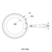 Vollrath 3808 Optio 8" Stainless Steel Fry Pan
