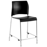 NPS 8810C-11-10 NPS® 8800 Series Cafetorium Plastic Stool, 24"H