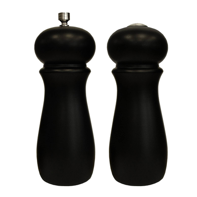 Winco SP-612 2-1/4" Dia. X 6"H Salt Shaker & Pepper Grinder