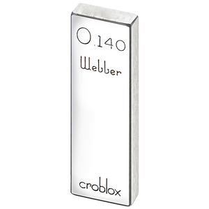 STARRETT RC .140 A1 Rect. Croblox Gage Block - .140 In., Grade A1