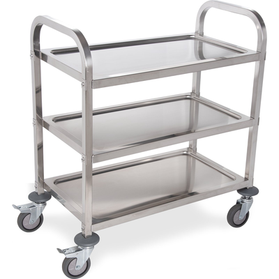 Carlisle UC4031529 17.5" x 29.5" 3-Shelf Stainless Steel Utility