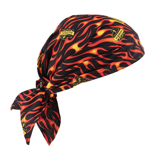 Cooling Triangle Hat - PVA Material - One Size - Flame Design