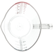 Carlisle 4314307 Clear Plastic Measuring Quart