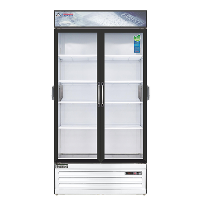 Everest EMSGR33C Reach-In Chromatography Refrigerator 2 Swing Glass Doors, 115v, NSF - 36 cu. ft.