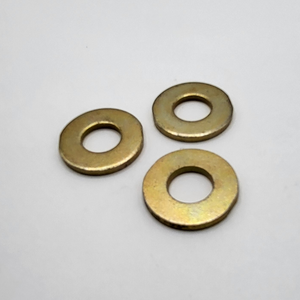 10.65MM X 23MM X 2.2MM HARDENED FLAT WASHER 10B21 STEEL MECHANICAL ZINC TRIVALENT YELLOW PER PRINT