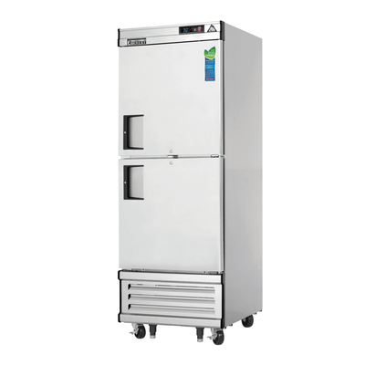 Everest EBWRH2 Reach-In Refrigerator 2 Solid Half Door, 115v, NSF - 23 cu. ft.