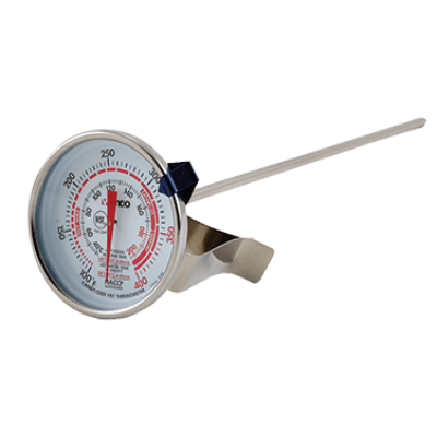 Winco TMT-CDF3 Candy/Deep Fry Thermometer Temperature Range 100 Degrees to 400 Degrees F