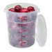 Cambro Translucent 22 qt. Round Food Storage Containers