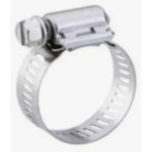 BREEZE 30010 H -REF- SAE 10 1 1/16" MAX 9/16" MIN X 1/2" W HOSE CLAMP WORM GEAR TYPE F 300 STAINLESS STEEL BAND W/ 300 STAINLESS STEEL SCREW PLAIN