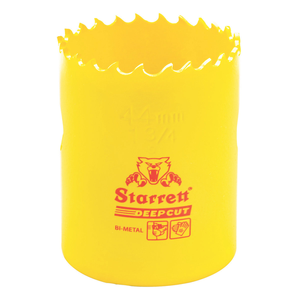 STARRETT DCH0134-G 1-3/4'' (44mm) NVP Deep Cut Bi-Metal Hole Saw