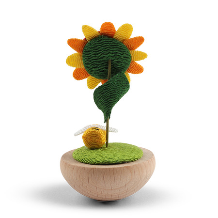 Figurine Sunflower & Bee