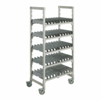 Cambro CPMU213675DDPKG Camshelving Mobile Dome Drying Rack Cart 21"W