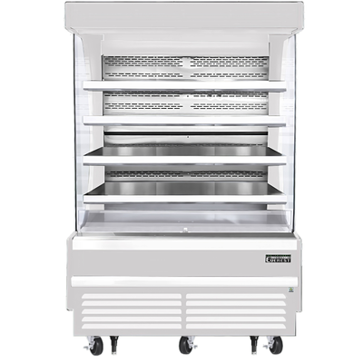 Everest EOMV-72-B-28-S Open Air Merchandiser 6 Shelves, 115v, NSF - 19 cu. ft.