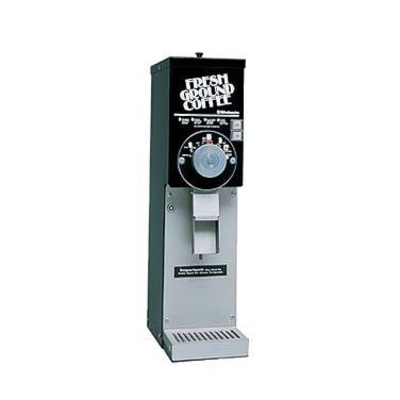 Grindmaster-Cecilware 875S/BLACK Manual Control (1) 3 Lbs. Hopper 7" Wide Space Saver GRINDMASTER 800 Series Retail Coffee Grinder
