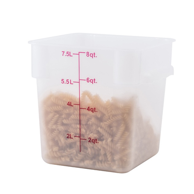 Winco PTSC-8 8 Qt. Storage Container
