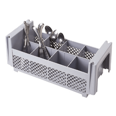 Cambro Half Size 4-3/4"H Flatware Basket without Handles