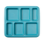 Golliath 6-Compartment Insulated Tray, Teal (10/Case)