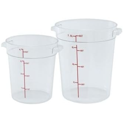 Winco PTRC-18 Storage Container 18 Qt