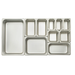 Winco SPJP-604 - Anti-Jam Steam Pan, 23 Gauge Stainless Steel -