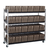 78” Vented Insulated Tray Drying Rack – with Drip Tray