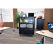 Luxor ECMBSKBC-B Deluxe Teacher Cart with Locking Cabinet, Stora