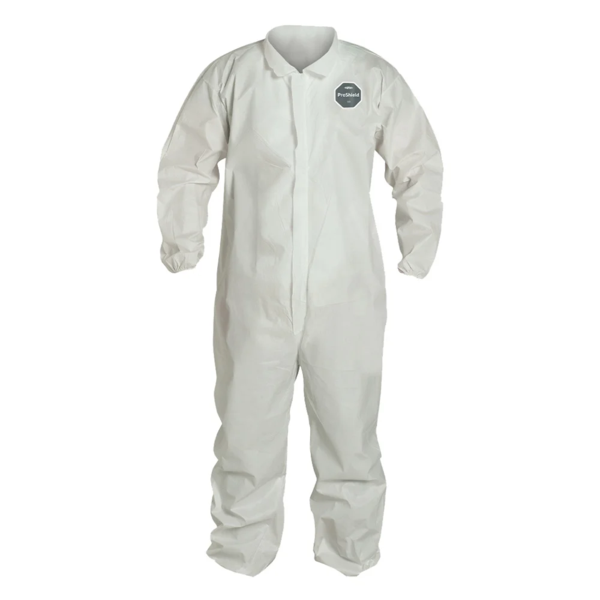 Coveralls - Large - Microporous - White
