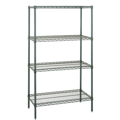 Quantum 1430P Wire Shelf, 30"W x 14"D, 600 - 800 lb. capacity