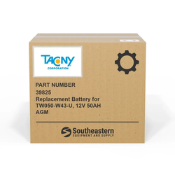 Tacony - 39825 - Replacement Battery for TW050-W43-U, 12V 50AH AGM