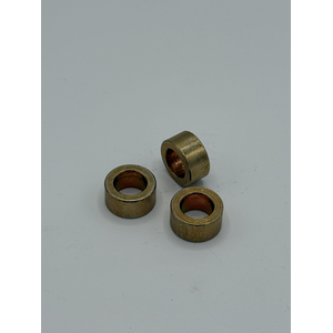 0.407" X 5/8" X 5/16" TUBE SPACER 1010 - 1020 STEEL ZINC YELLOW PER PRINT