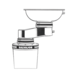 Salvajor OFC Off Chute w/ 3 Disposer Support Legs w/ Stainless S
