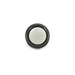 19.444 White Momentary Dome Push Button Front View