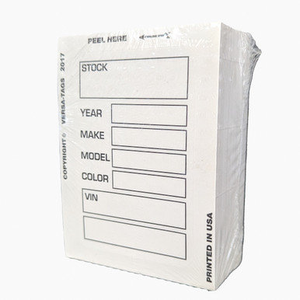 Stock In Sticker White