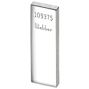 STARRETT RC .109375 A1 Rect. Croblox Gage Block - .109375 In., Grade A1