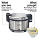 Hamilton Beach 37560R Commercial Rice Cooker/ Warmer