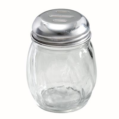 Winco G-108 Cheese Shaker Glass with Slotted Top