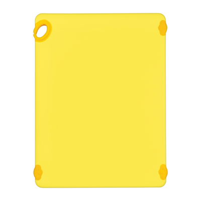 Winco CBK-1824YL 18" X 24" X 1/2" Thick STATIKBoard™ Cutting Boa