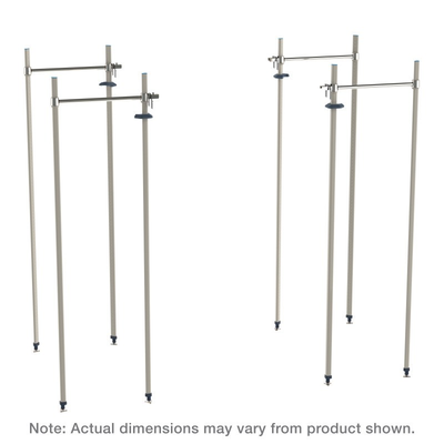 Metro MXTTE21 Top-Track Stationary End Unit Kit for 21" Wide MetroMax Shelving, Polymer Posts
