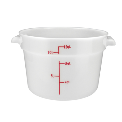 Winco PPRC-12W Food Storage Container 12 Qt.