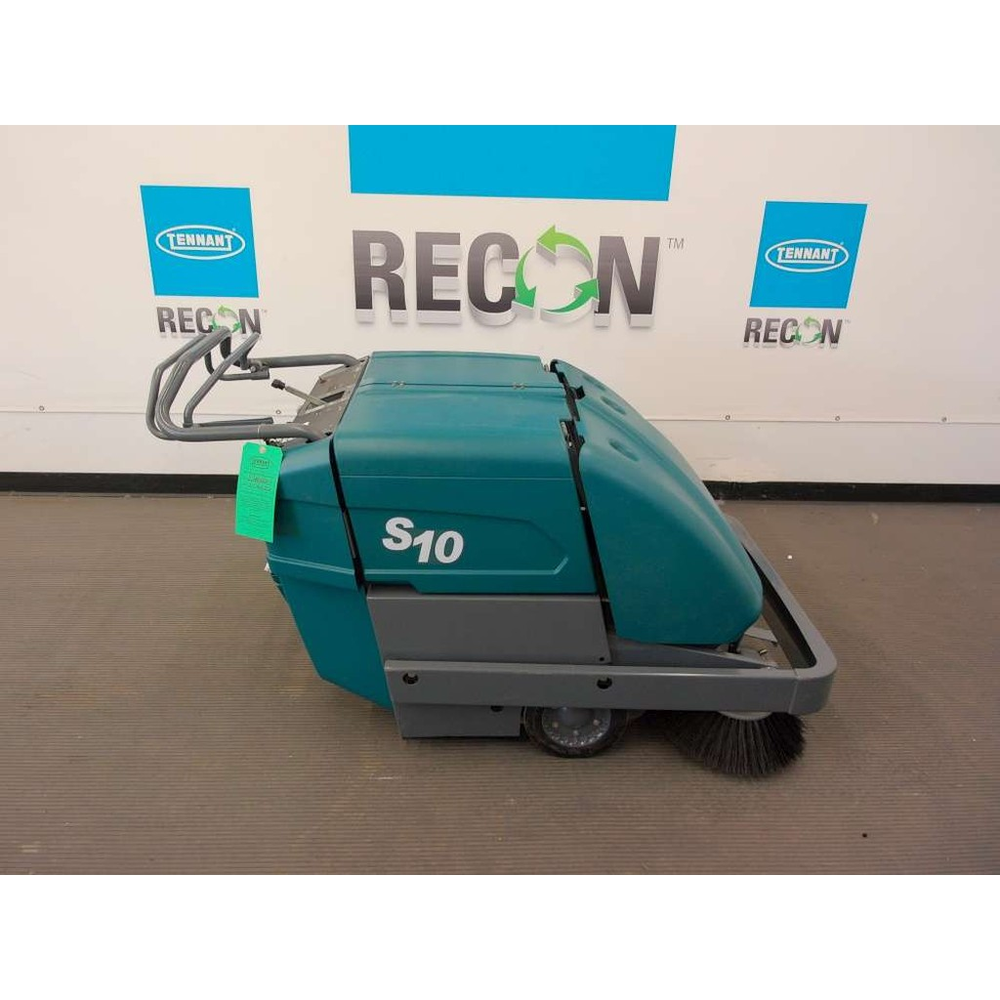 Reconditioned Tennant S10 Walk-Behind Sweeper, 34", 2015, 319 Hrs