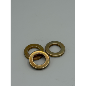 17.5MM X 30MM X 4MM HARDENED FLAT WASHER 1040 - 1065 STEEL ZINC YELLOW PER PRINT