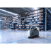Nilfisk Liberty SC60 scrubbing a warehouse floor on its own