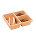 Cook's Brand 630-9113CP 3-Compartment Correctional Meal Tray