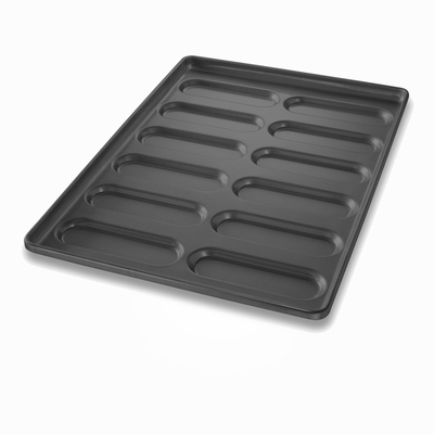 Chicago Metallic 41058 17-3/4" X 25-3/4" X 1-7/16" Overall Hoagie Roll Pan