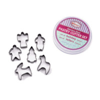 Winco CST-33 Cookie Cutter Set 6-Piece