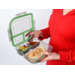 MyGo Small 3-Compartment Container, 8" X 8" X 2-½"