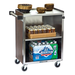 Lakeside 610 3-Shelf Enclosed Stainless Steel Service Cart