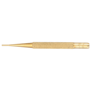 STARRETT B565A Brass Drive Pin Punch, 1/16" Diam X 4" L